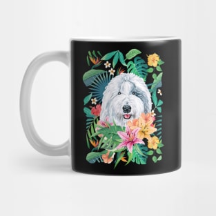 Tropical Old English Sheepdog Mug